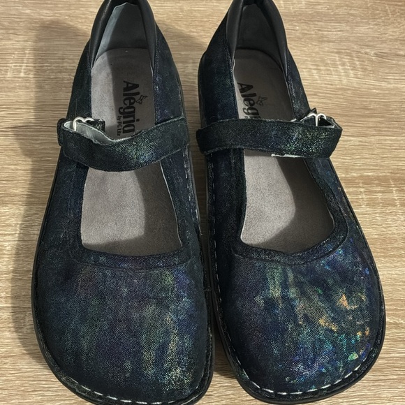 Alegria "Belle Raked Garden" Leather Mary Jane Comfort Shoes 39 - Picture 3 of 9